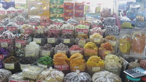 Confectionery in Super Meat Stock Footage 70546578