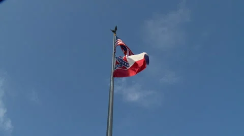 Confederate Flag 4 Stock Footage 51467164