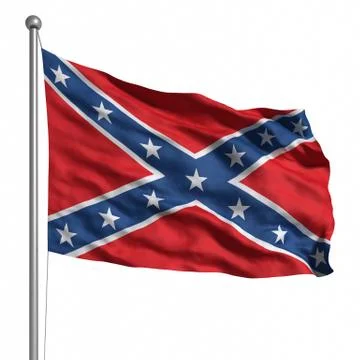 Confederate flag Stock Illustration