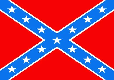 Confederate Flag Stock Illustration