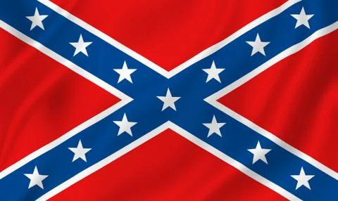 Confederate Flag Stock Illustration