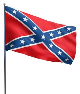 Confederate Flag Stock Illustration