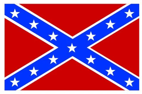Confederate Flag Stock Illustration