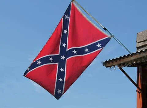 Confederate Flag. Stock Photos