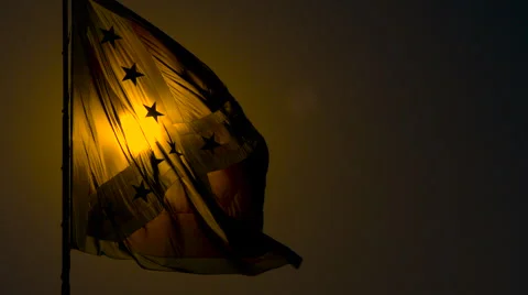 CONFEDERATE REBEL FLAG  Stock Footage 62939756