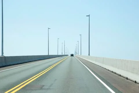 Up the Confederation bridge Stock Photos