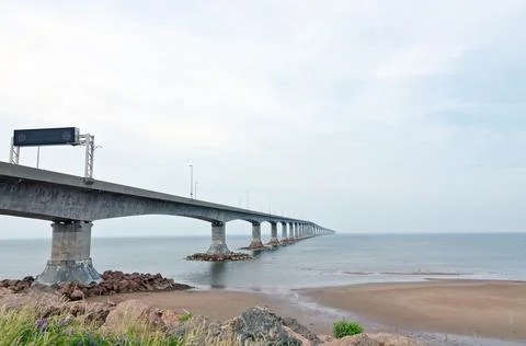 The Confederation Bridge Stock Photos