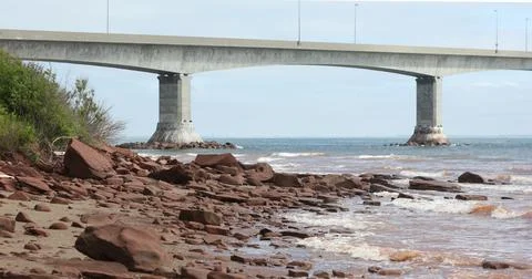 Confederation bridge Foto stock