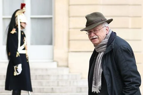 Conference on euthanasia at Elysee Palace, Paris, France - 03 Apr 2023 Stock Photos