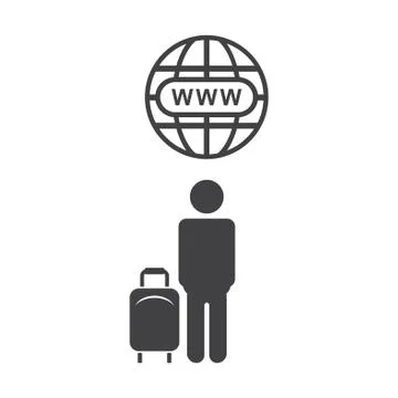 Conference Icon Vector flat design style. Isolated on white background Stock Illustration