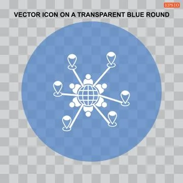 Conference Icon Vector flat design style Stock Illustration