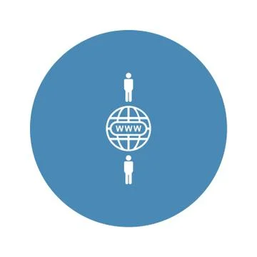 Conference Icon Vector flat design style Stock Illustration