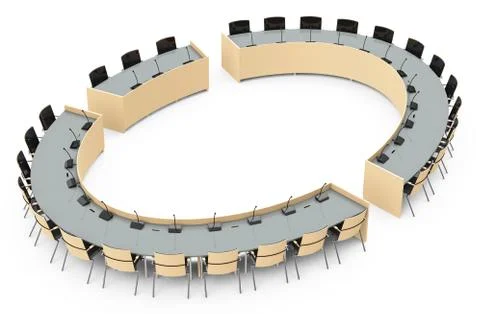 The conference Stock Illustration