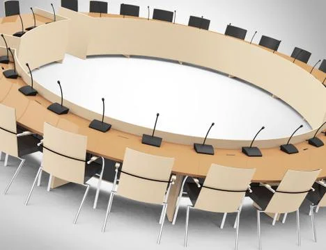 The conference Stock Illustration