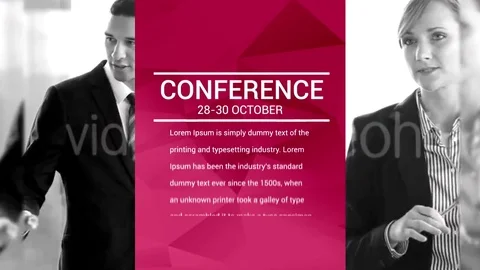 Conference Promo Modèle After Effects
