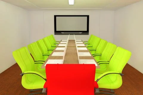 Conference room Stock Illustration