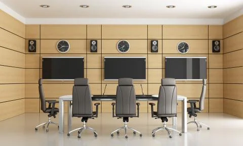 Conference room Stock Illustration