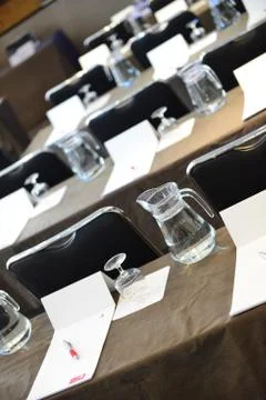 Conference seating Foto stock