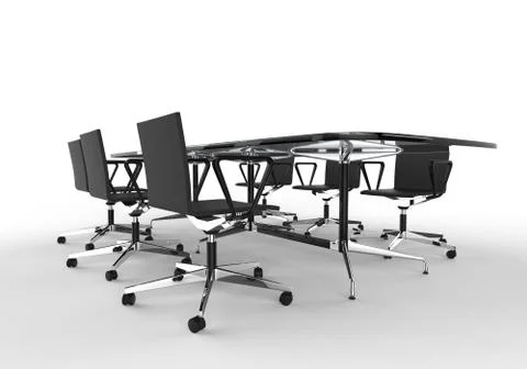 Conference Table Stock Illustration