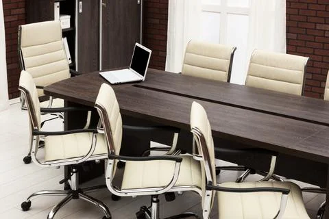 Conference table Foto stock