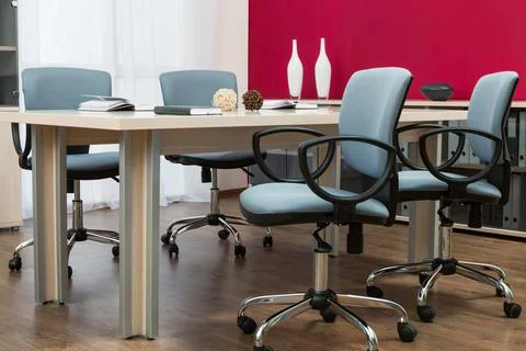 A conference table Stock Photos