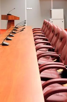 Conference table Stock Photos
