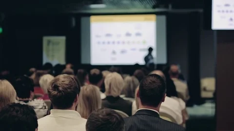 Conference Training Planning Learning Coaching Business Concept Stock Footage
