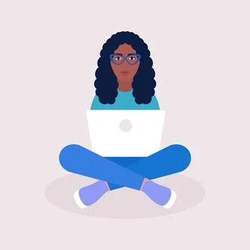Conference video call Stock Illustration