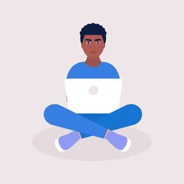 Conference video call Stock Illustration