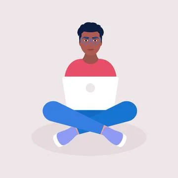 Conference video call Stock Illustration