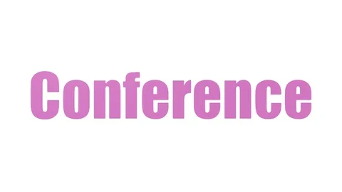 Conference Word Cloud Animated On White Background Stock Footage 103559708