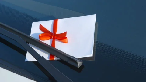 Confessions on a Windshield - Love Letter - camera pan Vídeos de archivo 62194756