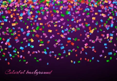 Confetti in air pattern Stock Illustration