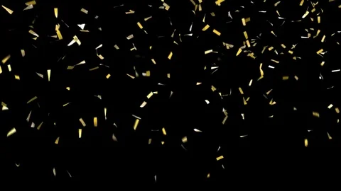 Confetti with alpha channel! Stock Footage 79072358