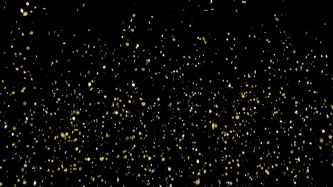 Confetti with alpha channel! Stock Footage