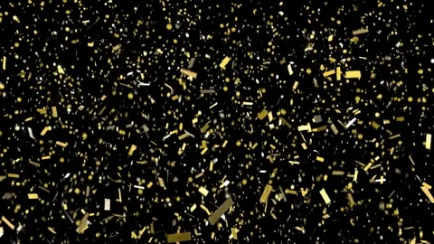 Confetti with alpha channel! Stock Footage 85118465