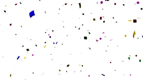 Confetti with Alpha Stock Footage 33984699