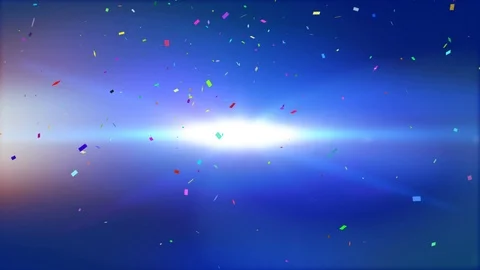Confetti and Flare Stock Footage