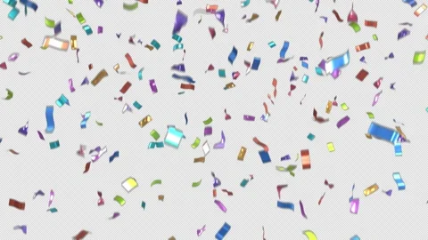 Confetti Animation Stock Footage 248370828