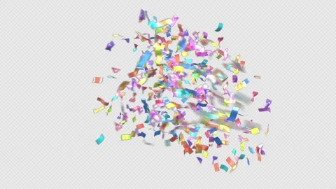 Confetti Animation 스톡 동영상 248370947