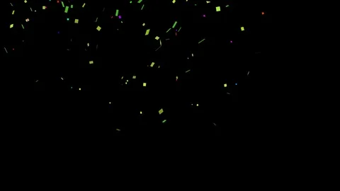 Confetti animation graphic element Stock Footage 102769086