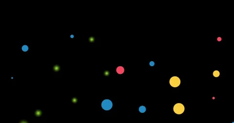 Confetti animation isolated on black background. Festive holiday colorful Stock Footage 255748381