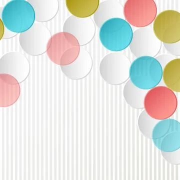 Confetti backdrop. Illustrazione stock