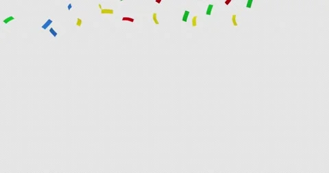 Confetti background for celebrations concept, with alpha channel for overlay. Stock Footage 170100485