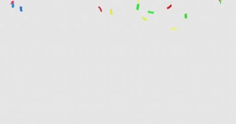 Confetti background for celebrations concept, with alpha channel for overlay. Stock Footage 170103539