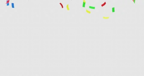 Confetti background for celebrations concept, with alpha channel for overlay. Stock Footage 170103568