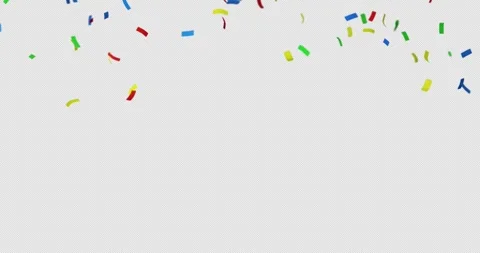 Confetti background for celebrations concept, with alpha channel for overla.. Video stock 295785249