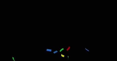 Confetti background for celebrations concept  Stock Footage 170100401