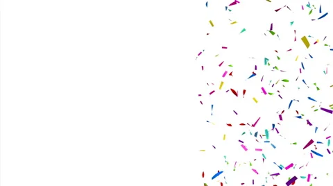 Confetti Background with Copy Space Stock-Footage 59748926