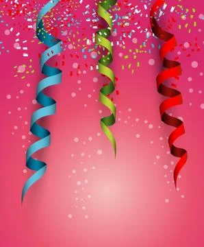 Confetti background Stock Illustration